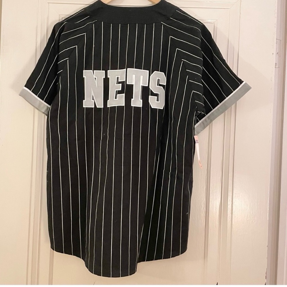 Mitchell & Ness Brooklyn Nets Buttondown Jersey, Men’s Size Medium, NWT - Picture 2 of 8